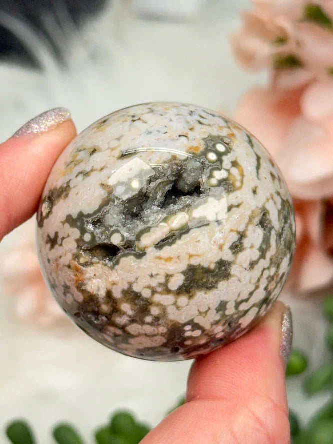 Colorful Ocean Jasper Spheres