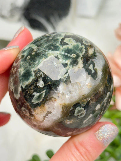 Colorful Ocean Jasper Spheres