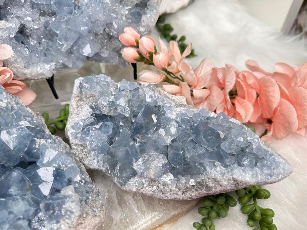 Blue Celestite Geodes