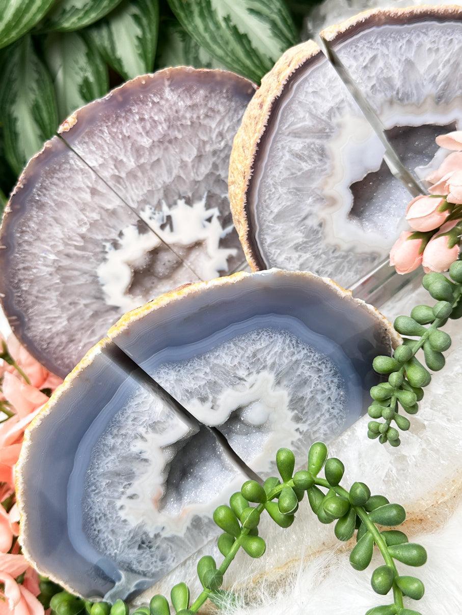 Agate Bookends crystal