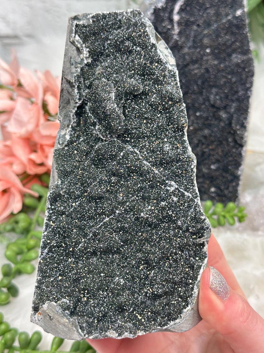 large-black-galaxy-amethyst-cluster