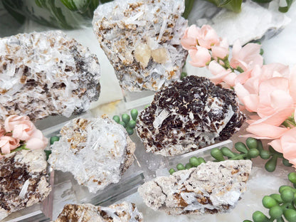 Brown Fluorite Celestite