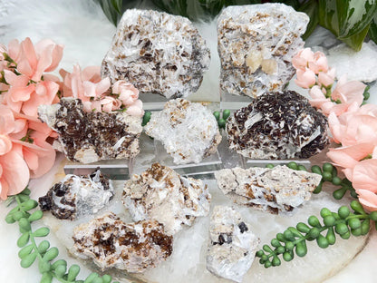 Brown Fluorite Celestite