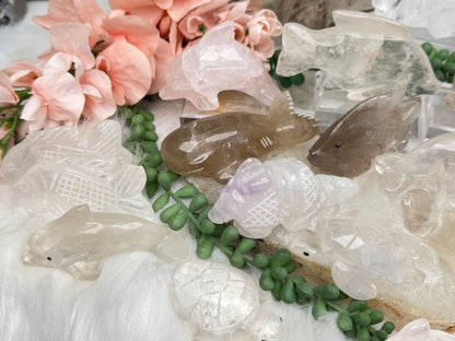 Quartz Animal Carvings