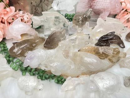 Quartz Animal Carvings