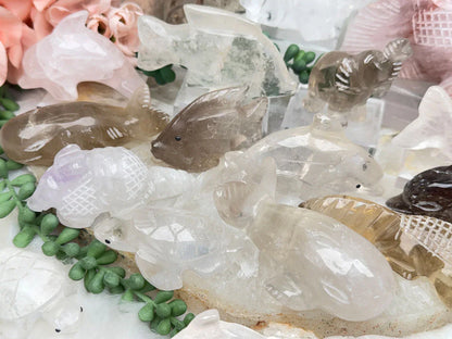 Quartz Animal Carvings
