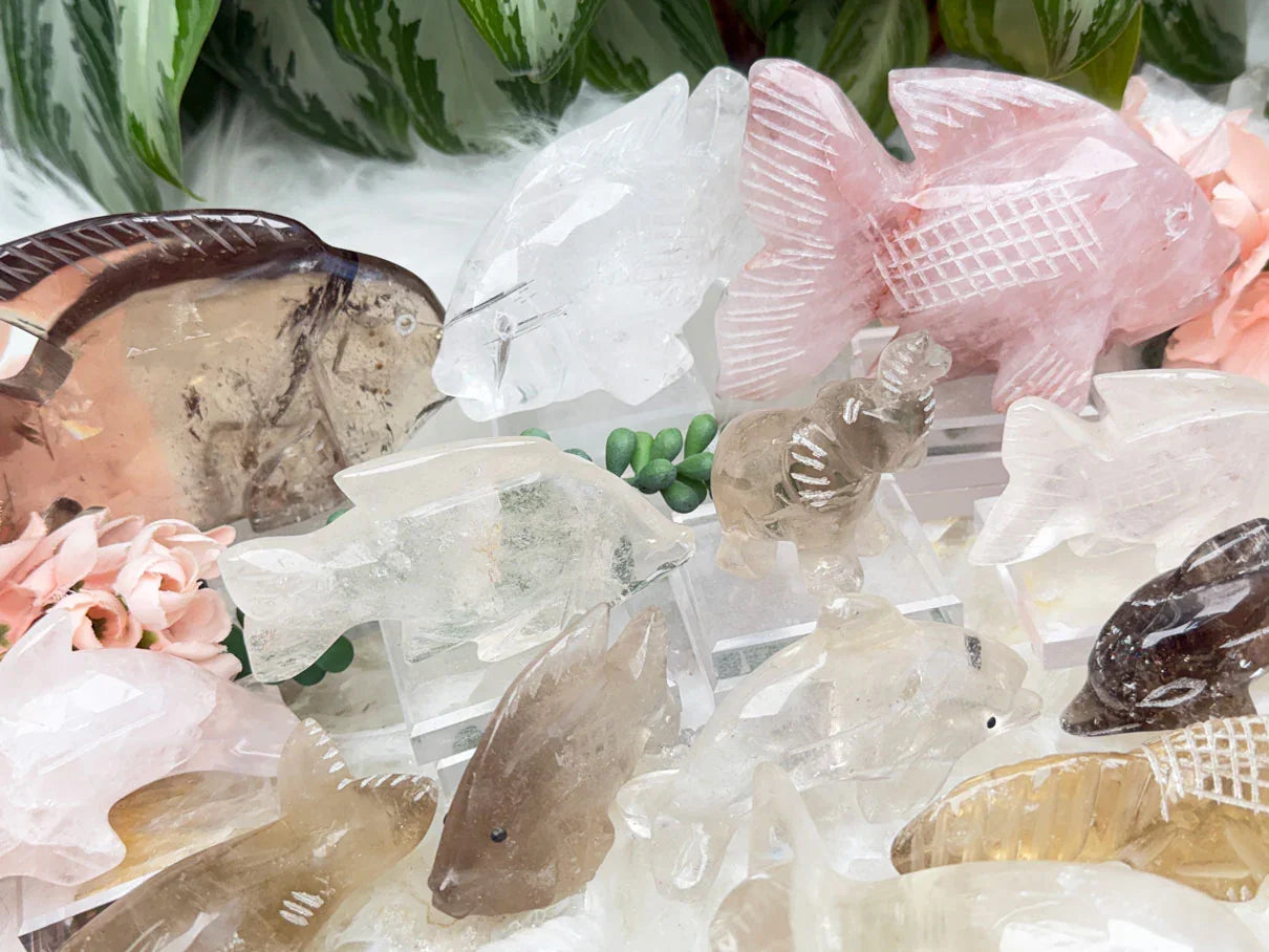Quartz Animal Carvings