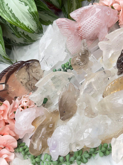 Quartz Animal Carvings