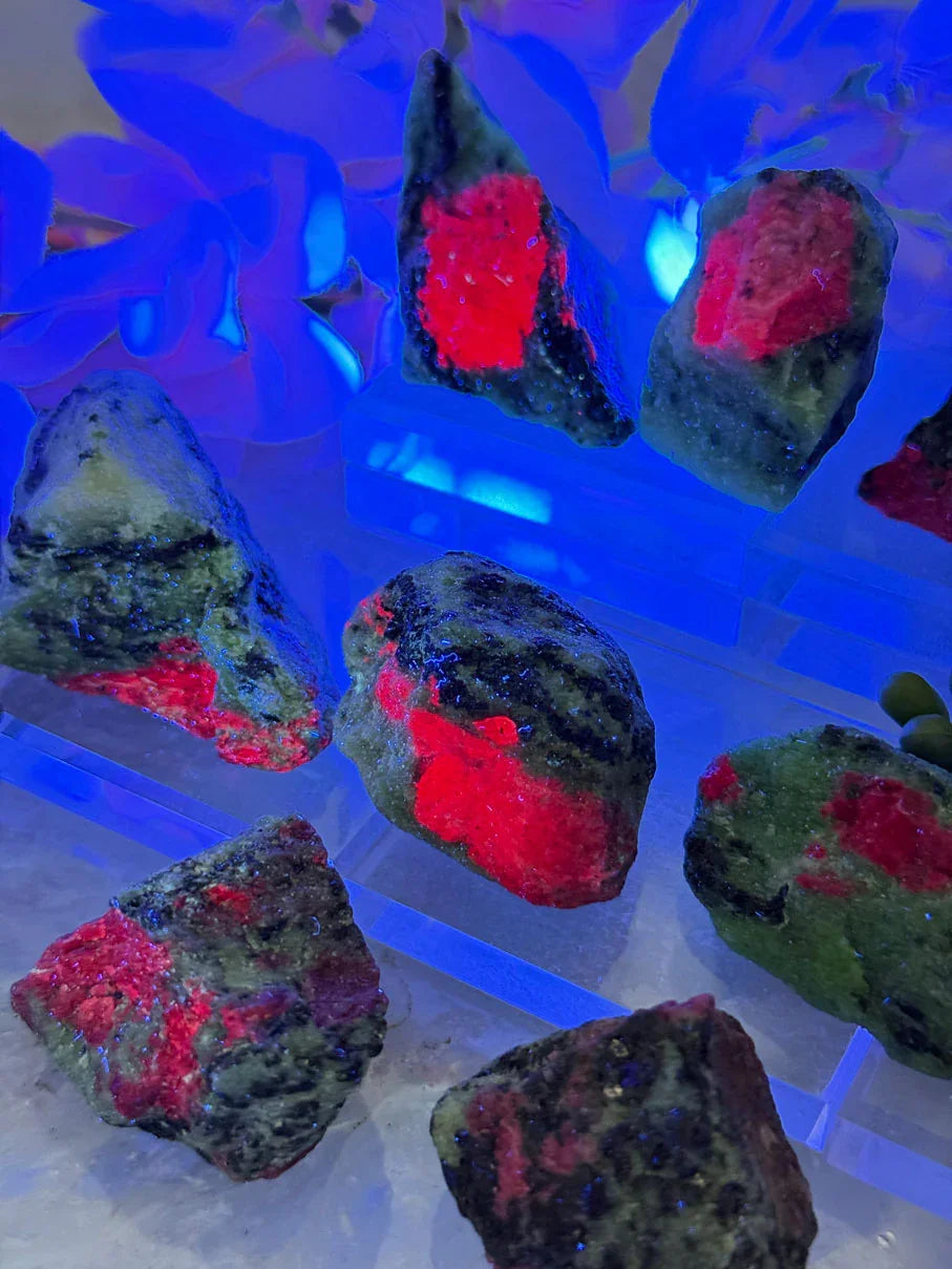 Raw Ruby Zoisite