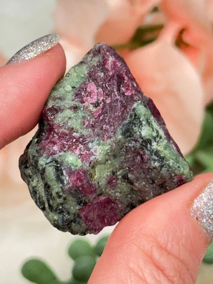 Raw Ruby Zoisite