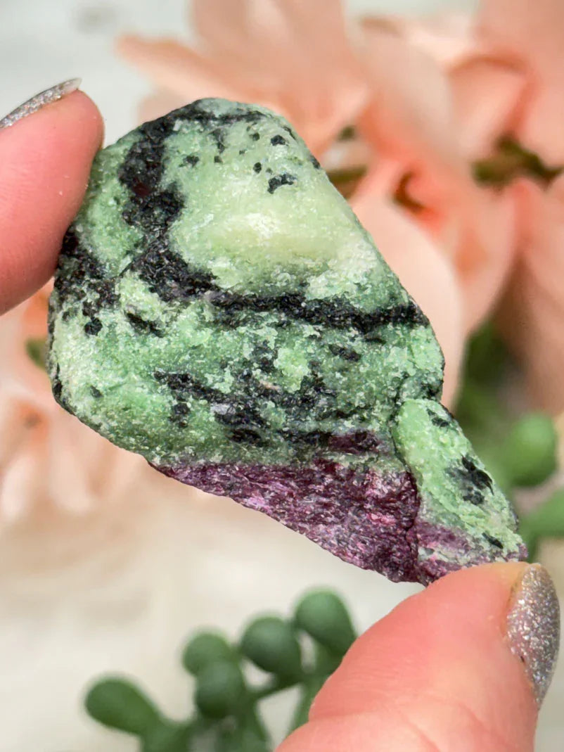 Raw Ruby Zoisite