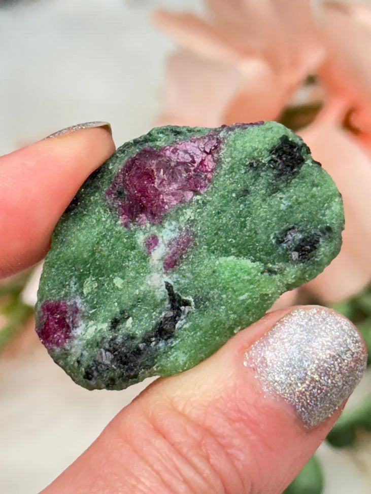Raw Ruby Zoisite