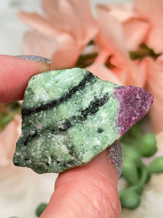 Raw Ruby Zoisite