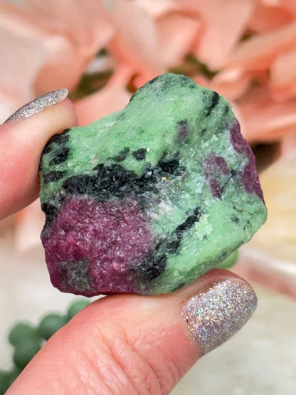 Raw Ruby Zoisite