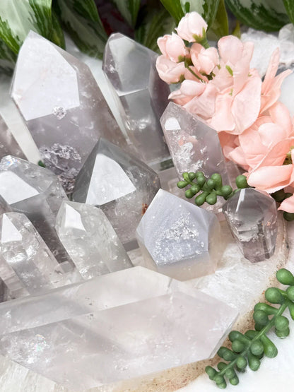 Gray Lithium Quartz Points