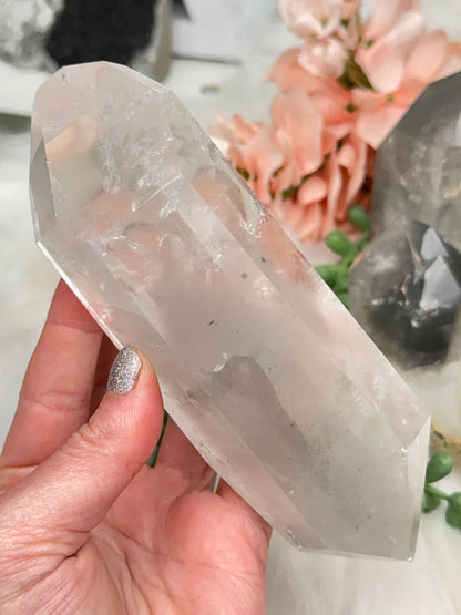 Gray Lithium Quartz Points