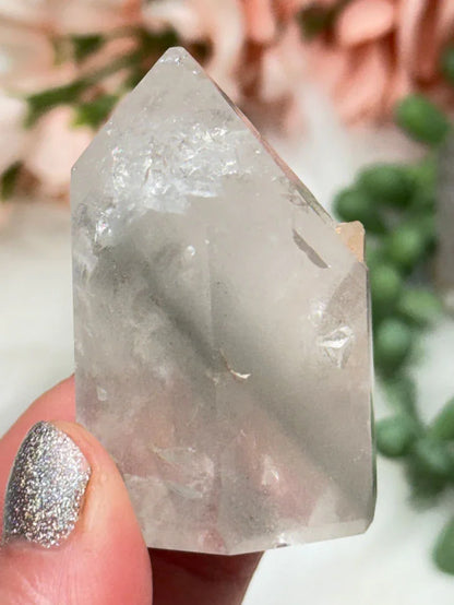 Gray Lithium Quartz Points