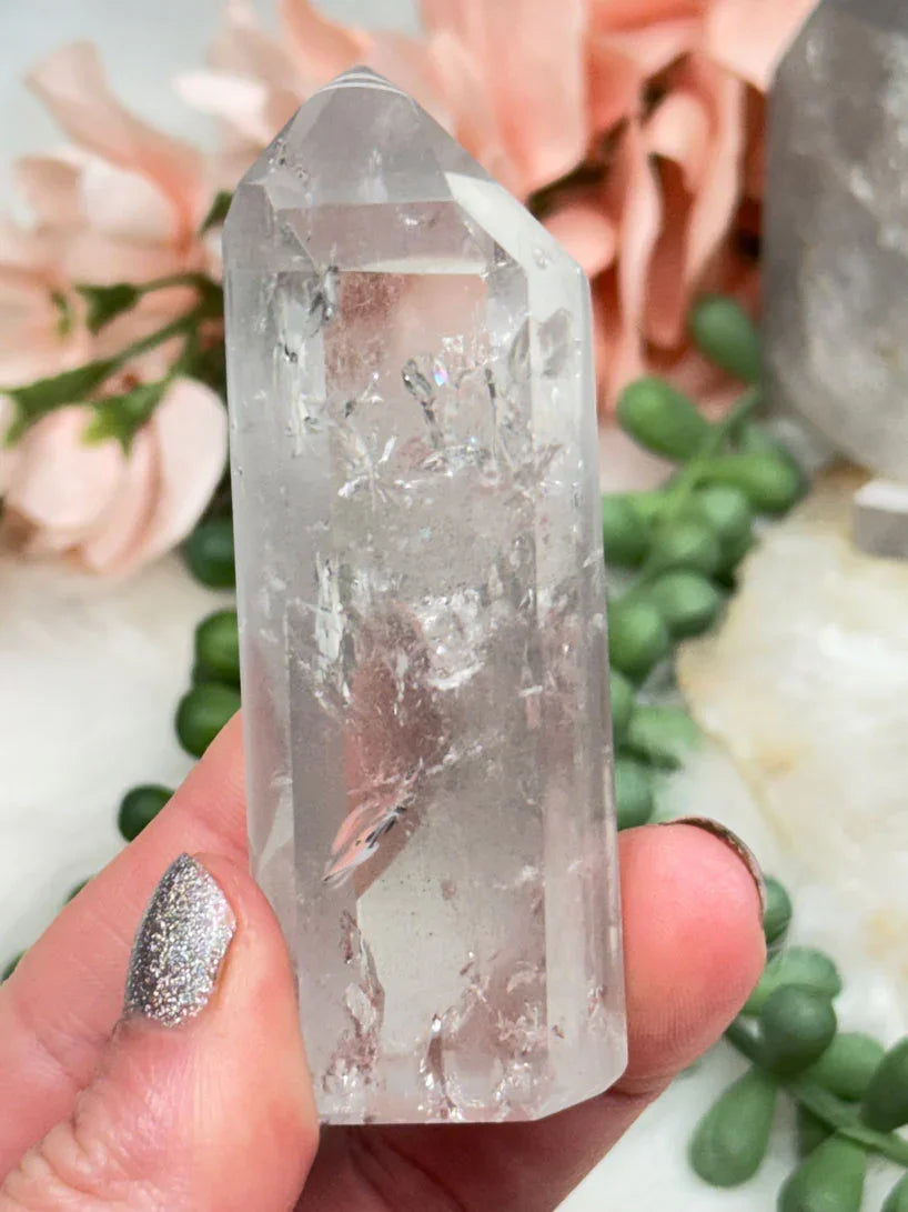 Gray Lithium Quartz Points