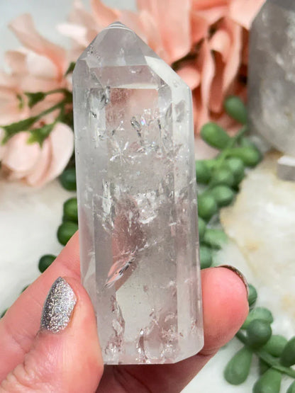 Gray Lithium Quartz Points