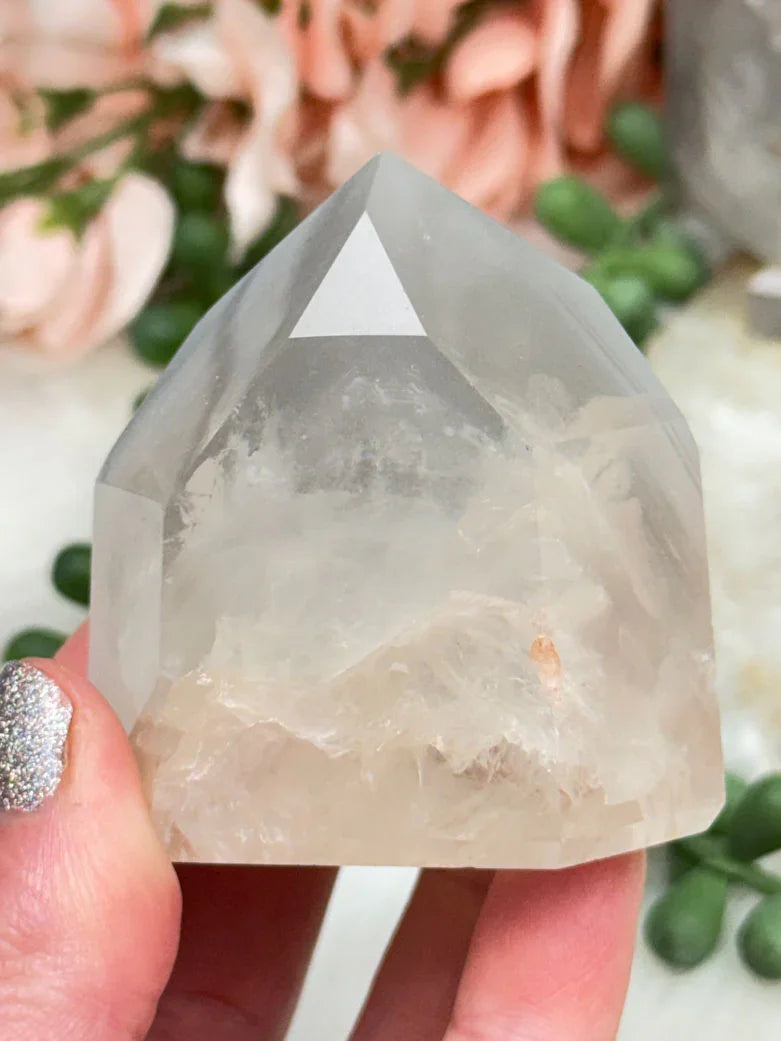 Gray Lithium Quartz Points