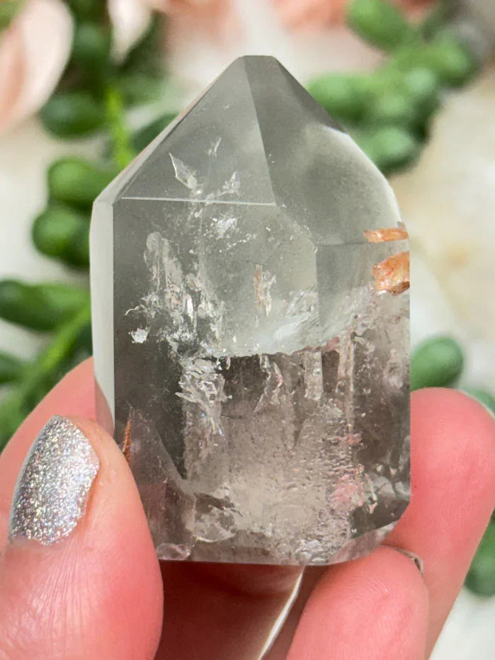 Gray Lithium Quartz Points