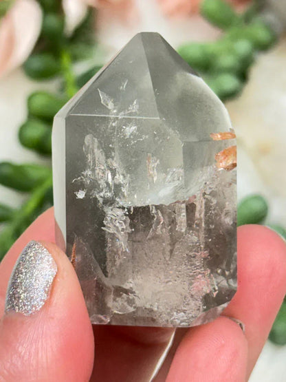 Gray Lithium Quartz Points