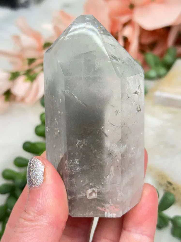 Gray Lithium Quartz Points