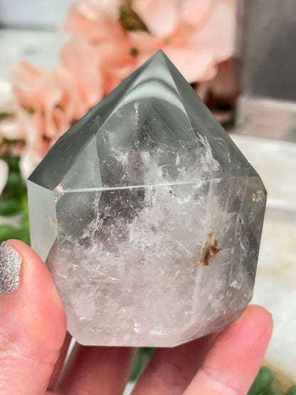 Gray Lithium Quartz Points