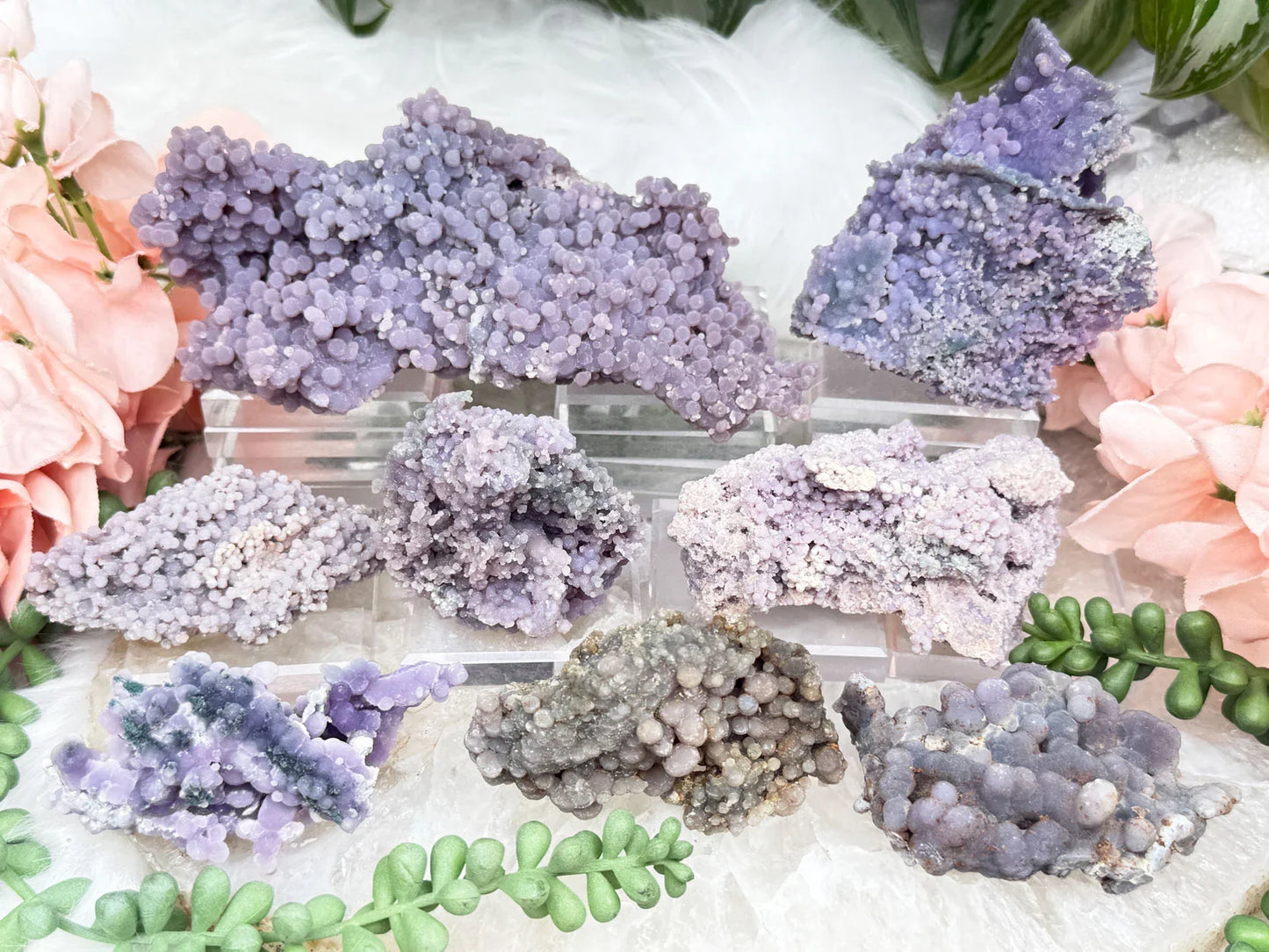 Grape Agate Clusters