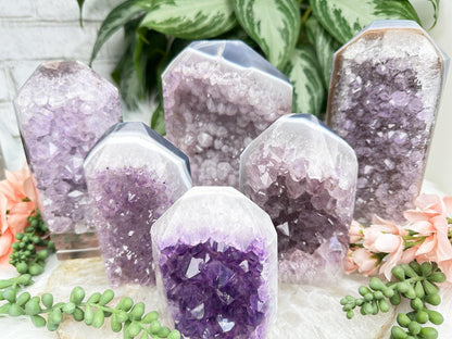 Amethyst Cluster Points