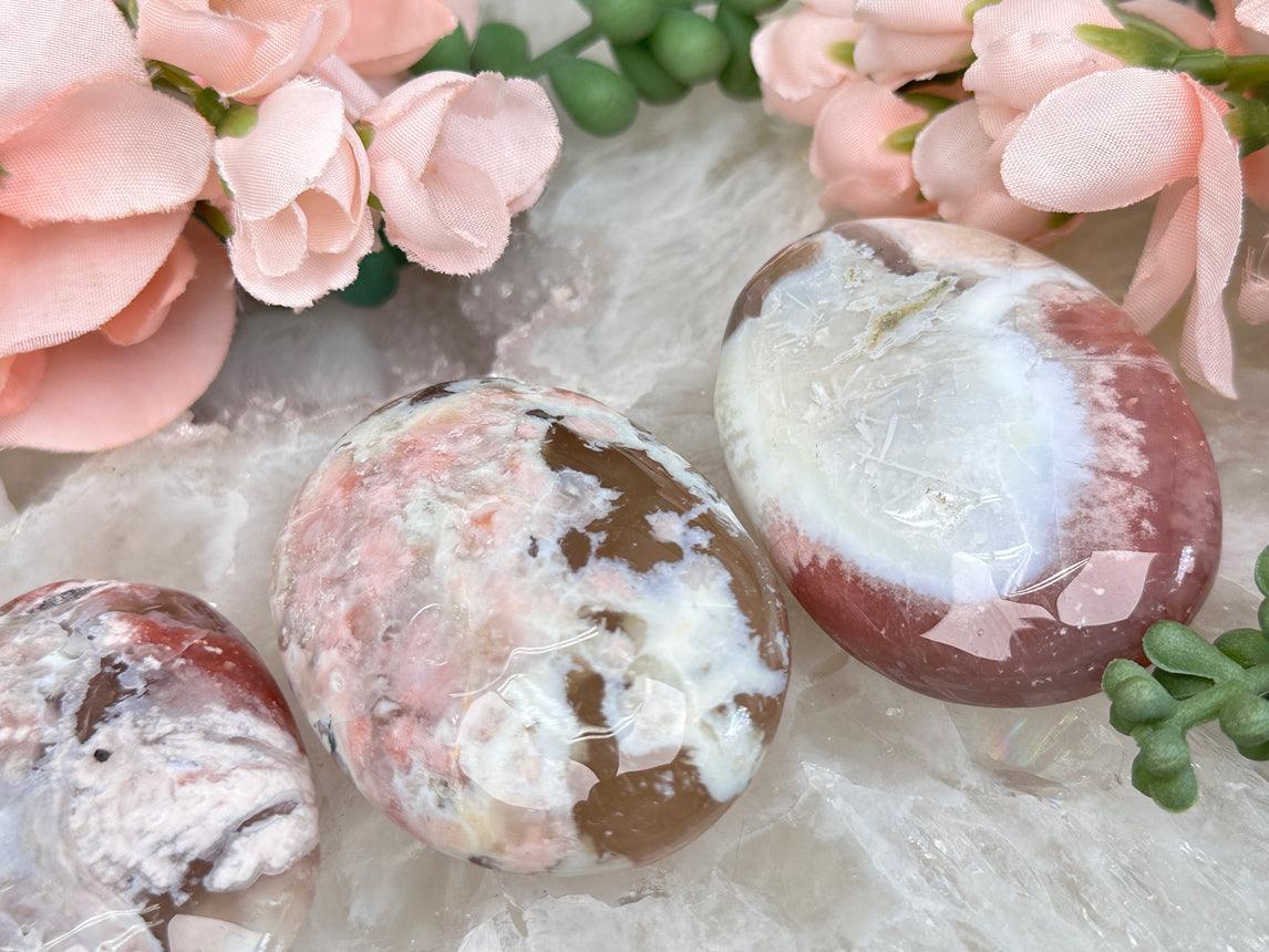 pink-green-flower-agate-stones