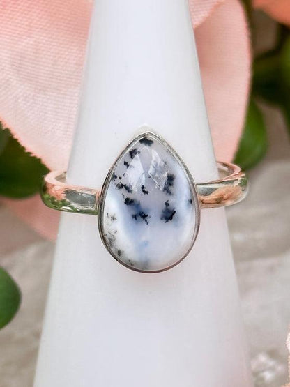 pear-shaped-dendritic-opal-ring