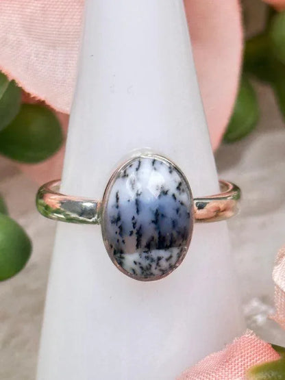 Dendritic Opal Rings