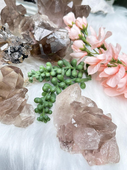 Smoky Quartz Cluster Crystals