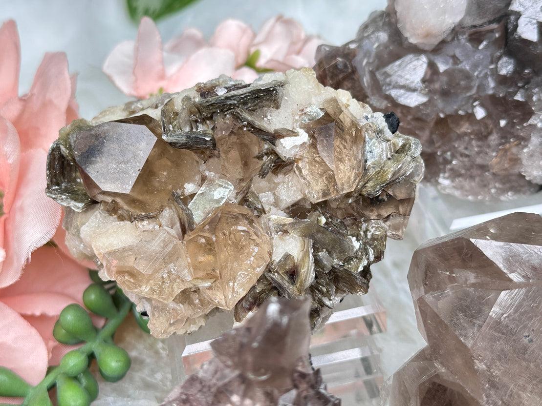 Smoky Quartz Cluster Crystals