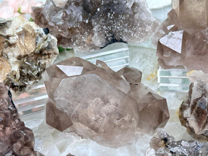 Smoky Quartz Cluster Crystals