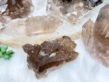Smoky Quartz Cluster Crystals