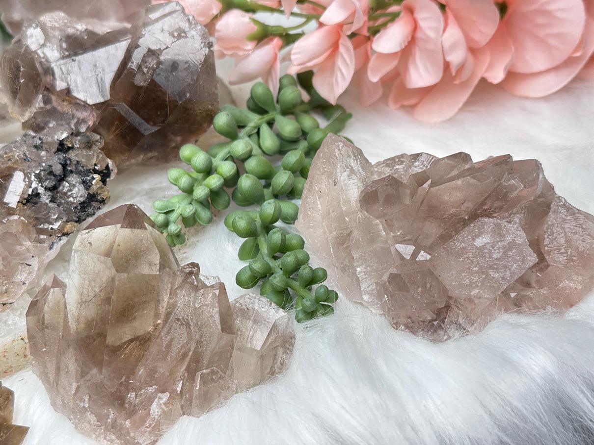 Smoky Quartz Cluster Crystals