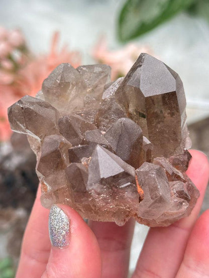 Smoky Quartz Cluster Crystals