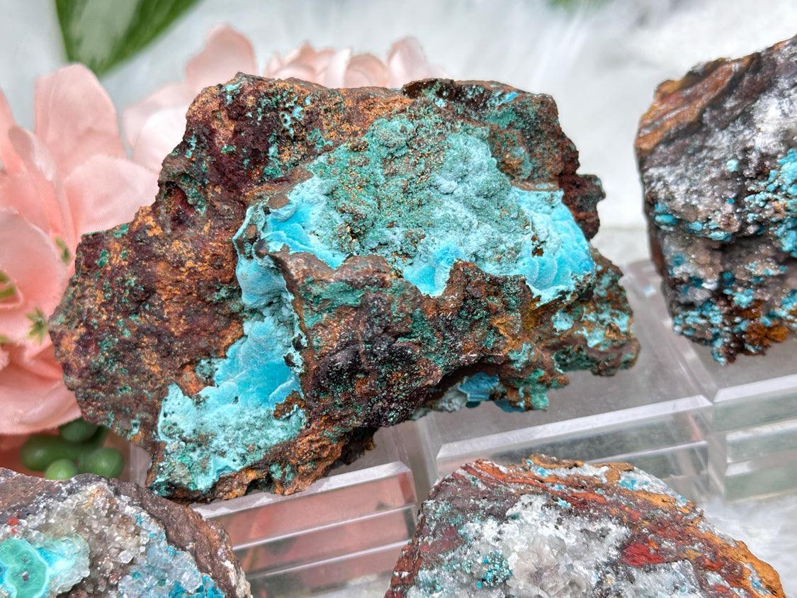 Teal Rosasite Hemimorphite