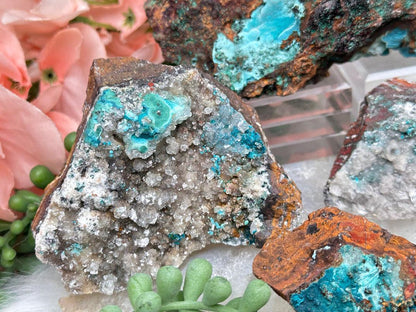 Teal Rosasite Hemimorphite