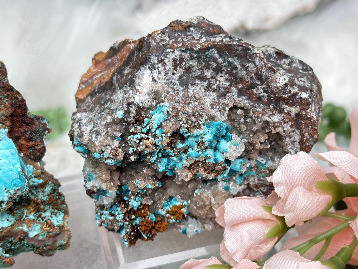 Teal Rosasite Hemimorphite