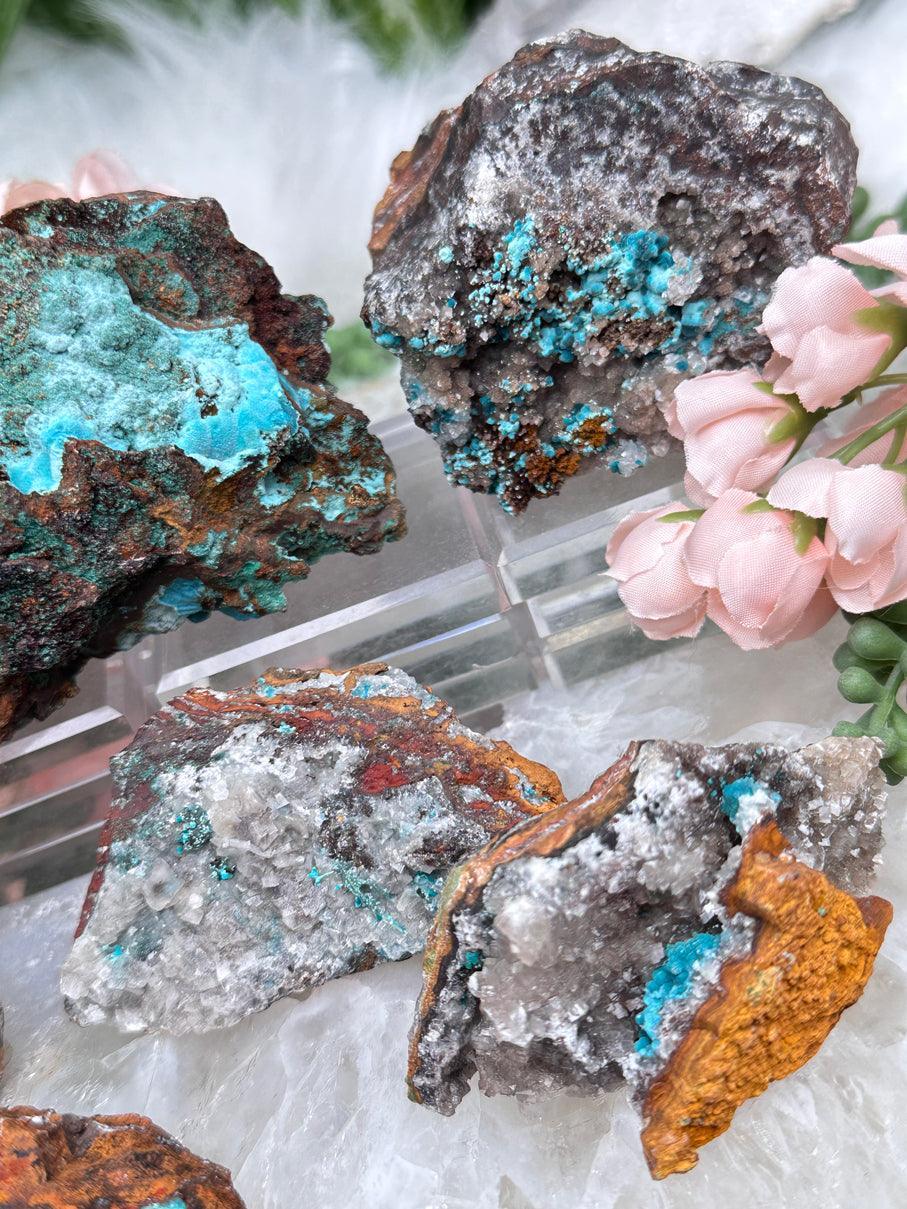 Teal Rosasite Hemimorphite