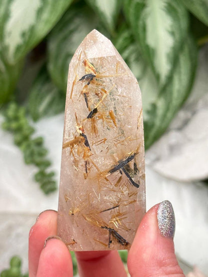 Rutile Quartz Points & Shapes