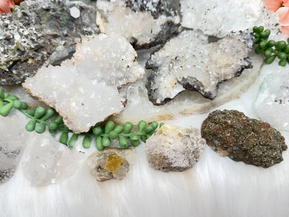 Moroccan Quartz Calcite Clusters