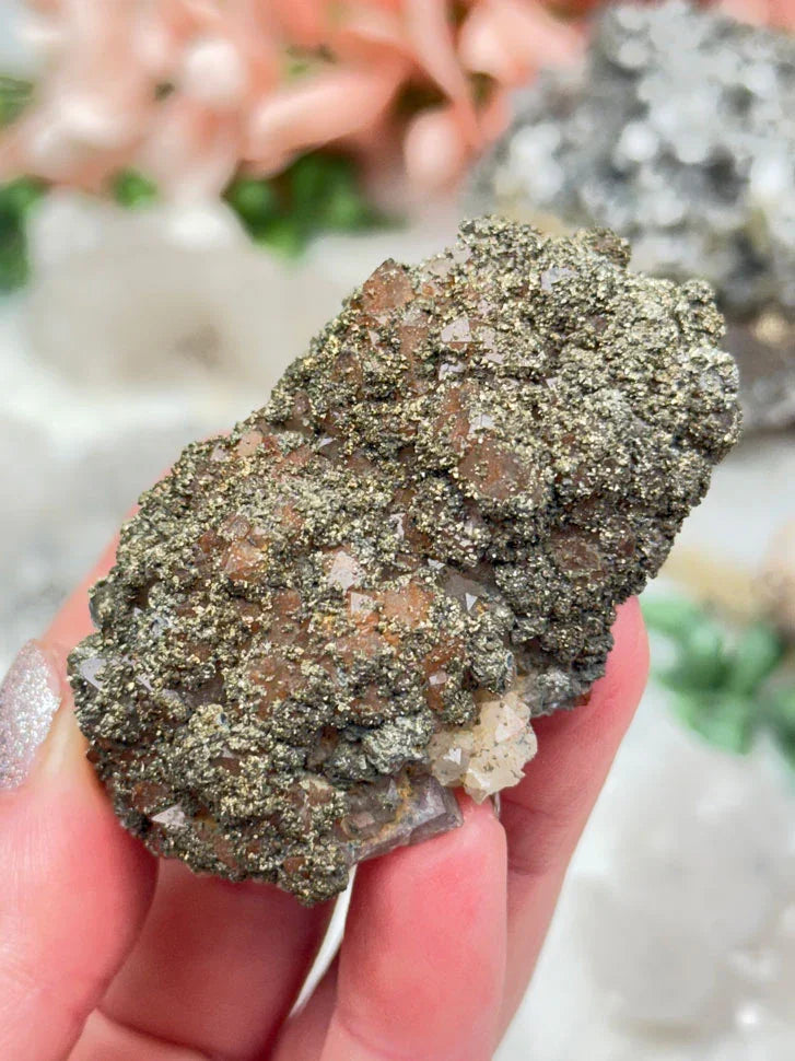 Moroccan Quartz Calcite Clusters