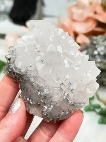 Moroccan Quartz Calcite Clusters