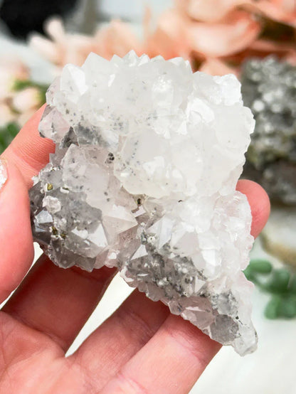 Moroccan Quartz Calcite Clusters