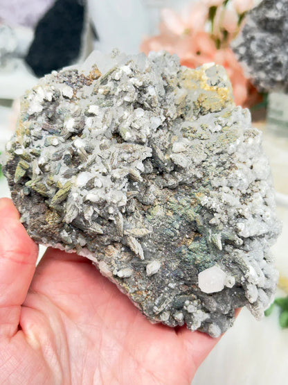 Moroccan Quartz Calcite Clusters