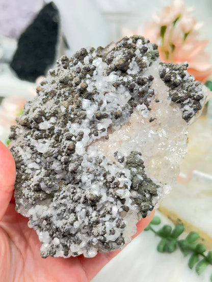 Moroccan Quartz Calcite Clusters